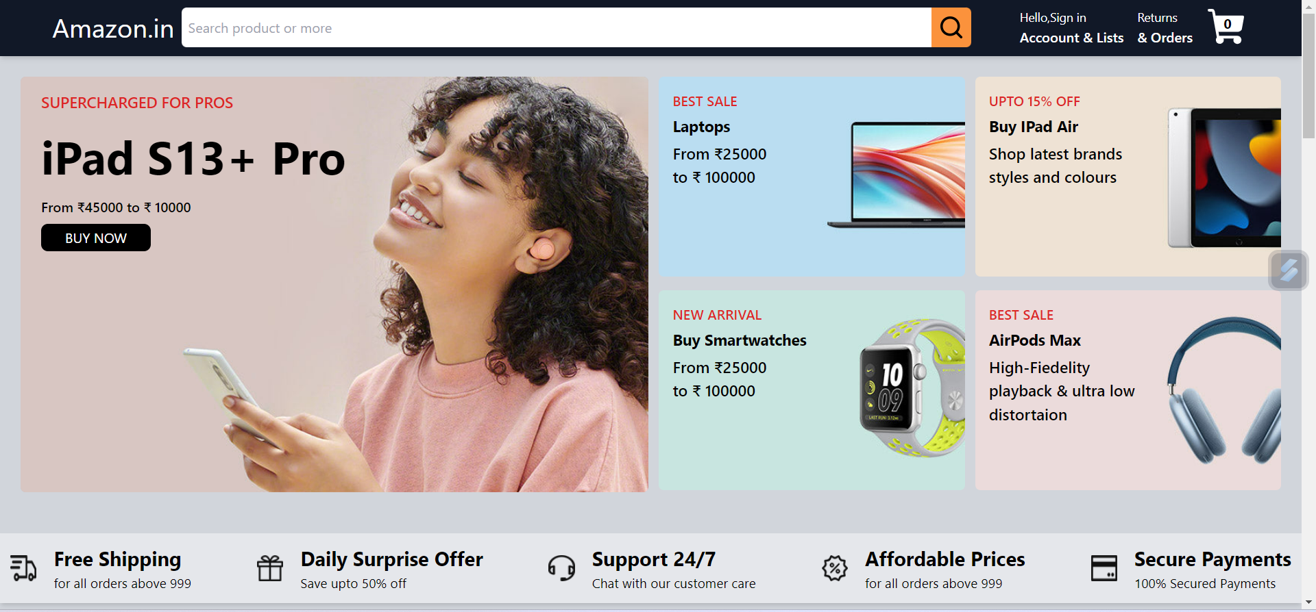 E-Commerce Website